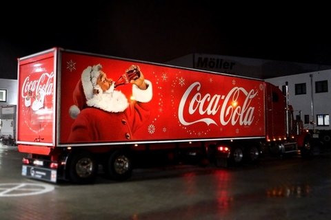Der Coca Cola Truck zur Fahrzeugwäsche!