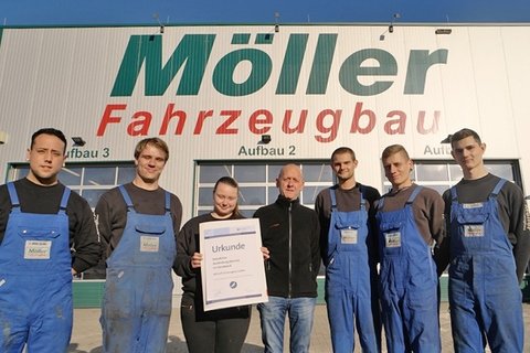 Möller Fahrzeugbau - bewährter Ausbildungsbetrieb!