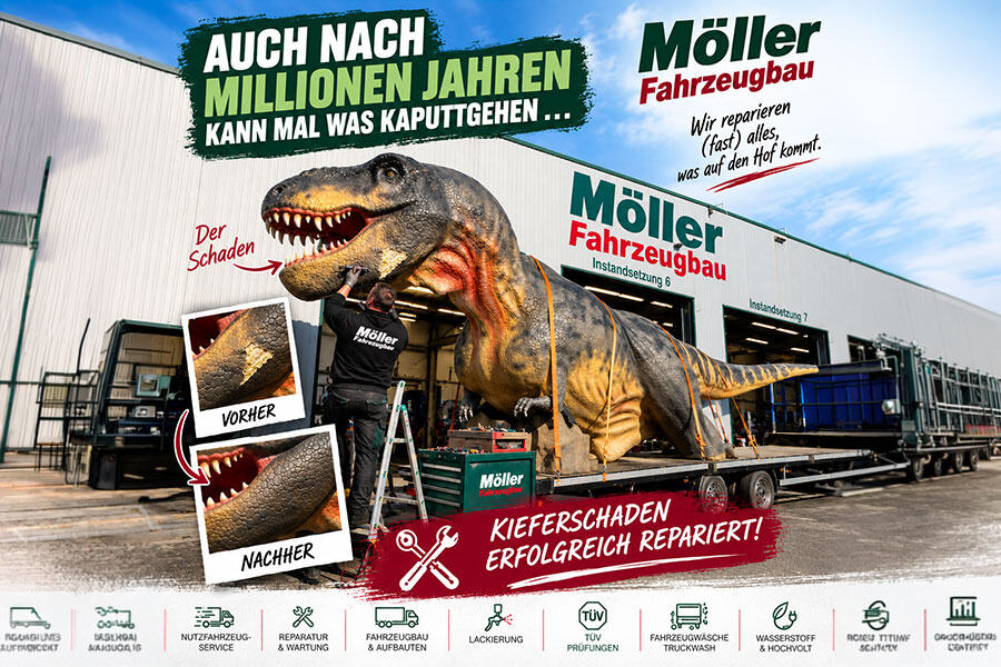 Auch nach Millionen Jahren kann mal was kaputtgehen &hellip;